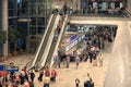 Passengers are expected to pick up at the airport Royalty Free Stock Photo